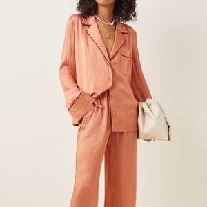 Alexis Orlan Crinkled Satin Shirt